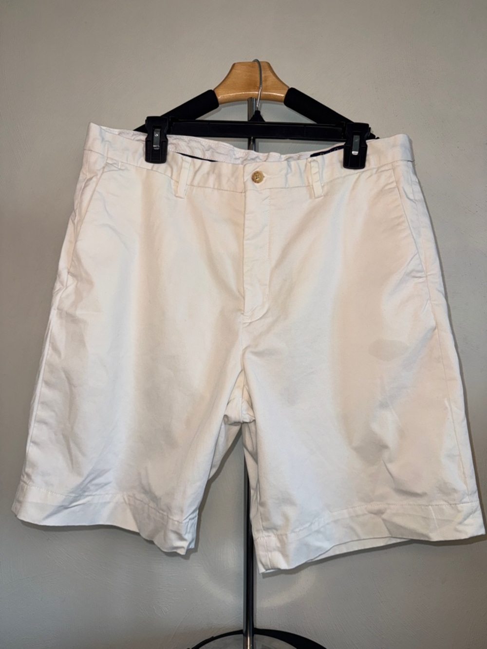 Polo by Ralph Lauren White Flat Front Chino Shorts